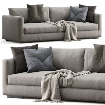 Диван Flexform Magnum Gray 3D модель