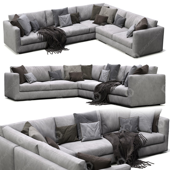 Canapé Flexform Magnum modèle 3D
