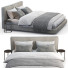 Bett und Nachttischchen Richard Lampert Bebitalia - Navasard