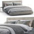 Bett und Nachttischchen Richard Lampert Bebitalia - Navasard