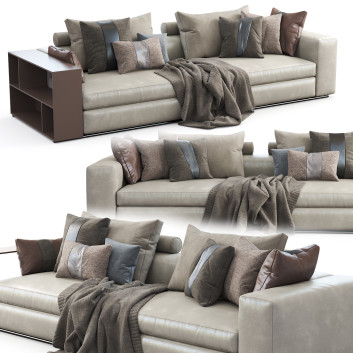 Диван Flexform Groundpiece 3D модель