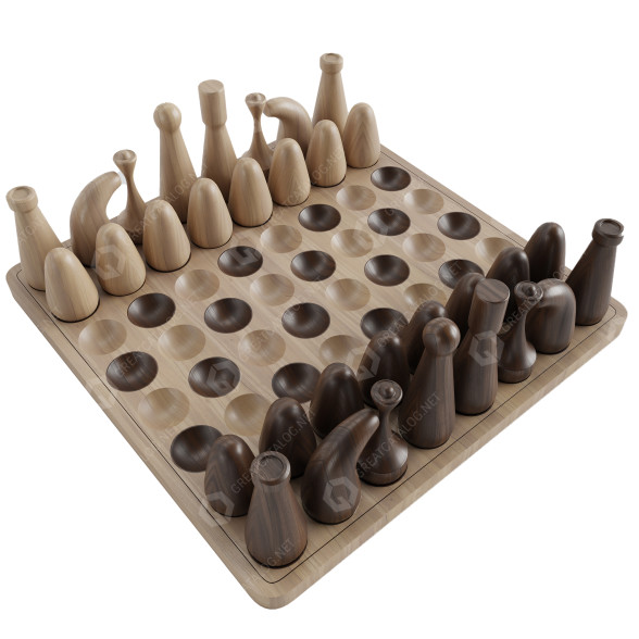 Szachy Chessboard Philion Cgi model 3D
