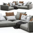 Canapé Flexform Grandemare Gray - Navasard