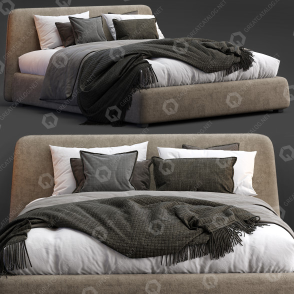 Ліжко LeComfort Calvin 3D модель