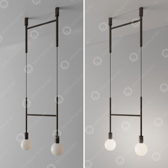 Lámpara Volker Haug Studio Side Step 1 Modelo 3D