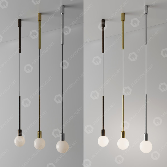Lámpara Volker Haug Studio Sole Step Modelo 3D