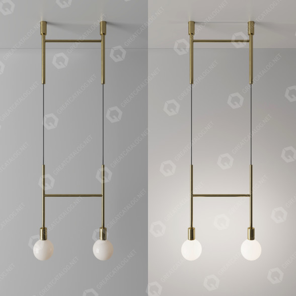 Lampa Volker Haug Studio Side Step 2 model 3D