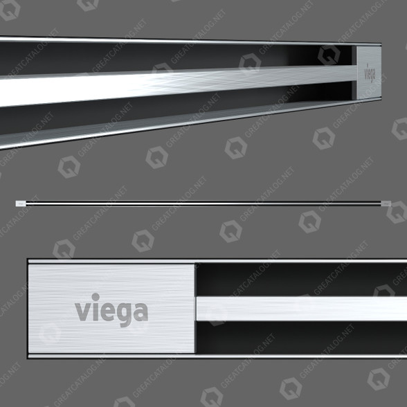 Злив для душу Viega Steel 3D модель