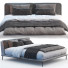 Bett MyHome Collection Mise Gray - Navasard