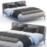Bett MyHome Collection Mise Gray - Navasard