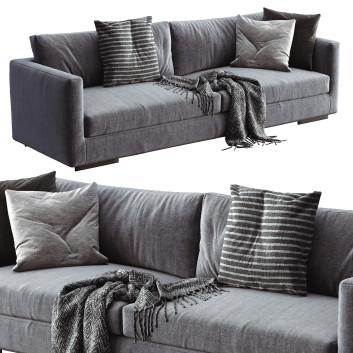 Диван Flexform Magnum Gray 3D модель