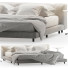 Ліжко та тумбочки Living Divani Softwall bed - Sergey Gnatyk