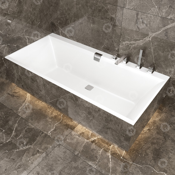 Ванна Villeroy&Boch Squaro Edge 12 3D модель