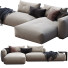 Canapé Indera Sintese Beige - Navasard