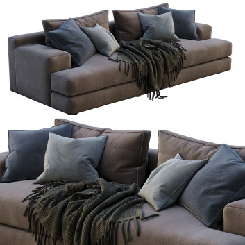 Sofa Cassina Miloe Model 3D