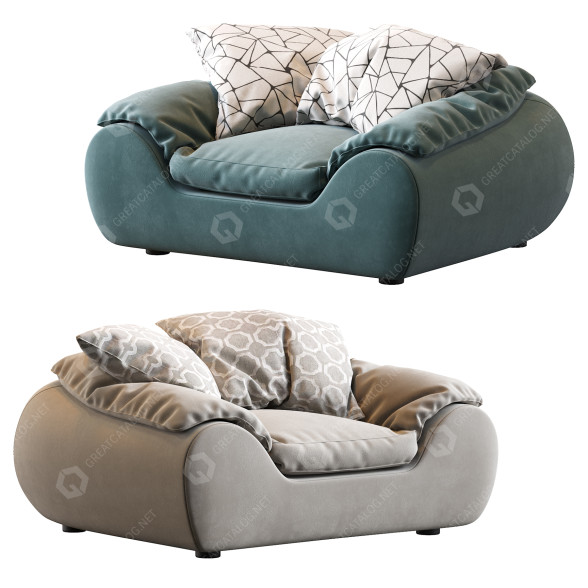 Крісло Designlab Ilaria 3D модель