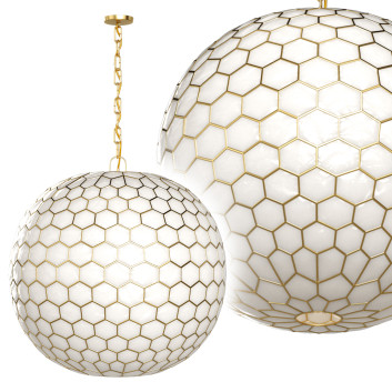 Lampa  Serena & Lily Capiz Honeycomb Model 3D