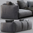 Sofa Flexform Edmond Gray - Navasard
