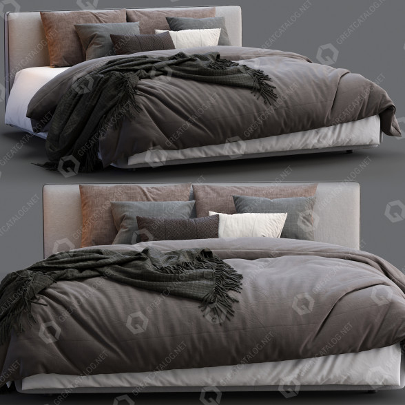 Bett Alberta Laguna 3D-Modell
