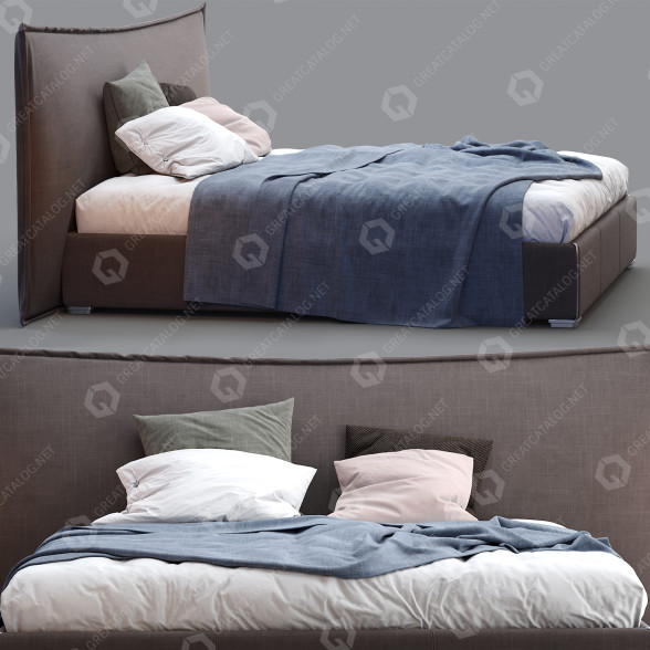 Ліжко BoConcept Gent 3D модель