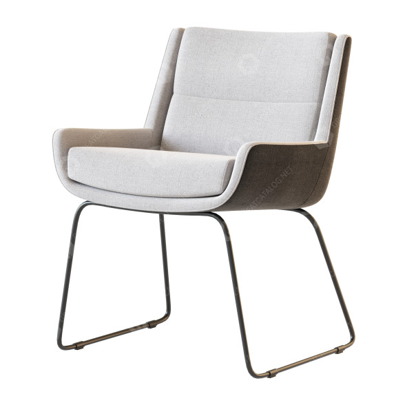 Silla Herman Miller Naughtone Low Hush Modelo 3D