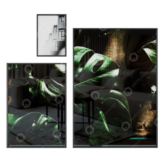 Bilder Monstera pflanze 3D-Modell