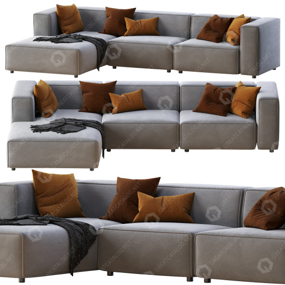 Sofa BoConcept Carmo Corner model 3D