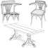 Стол и стулья Dining Set 02 - Yagubovvvv