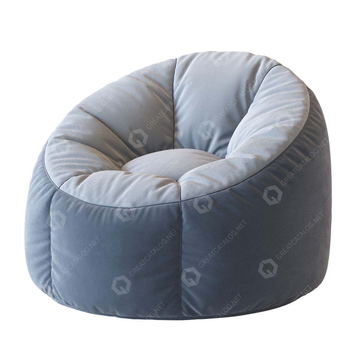 Bag Chair West Elm Bean Bag 3d model for download ⚡ free and paid