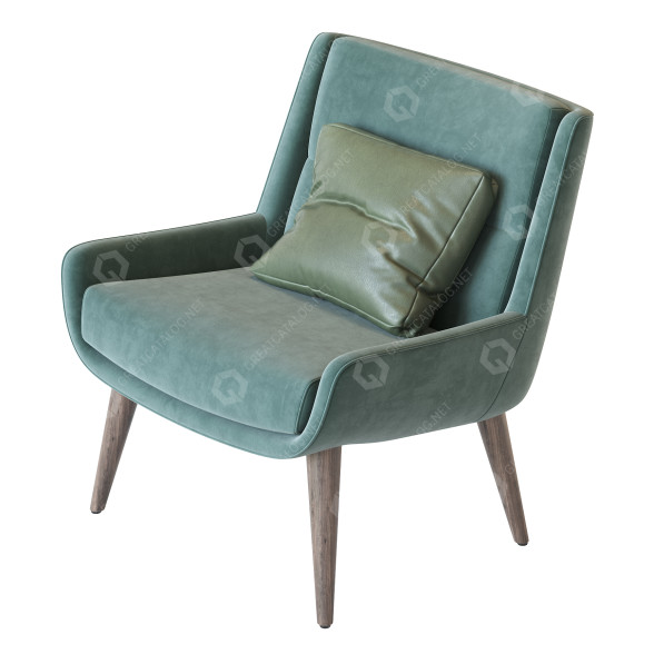 Sillón Herman Miller Hush Low 2 (v2) Modelo 3D
