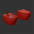 Toilette und Bidet Catalano Sfera NewFlush - Zolty