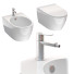 Toilette und Bidet Catalano Sfera NewFlush - Zolty
