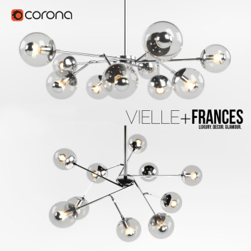 Chandelier  Vielle + Frances Iris 3D model