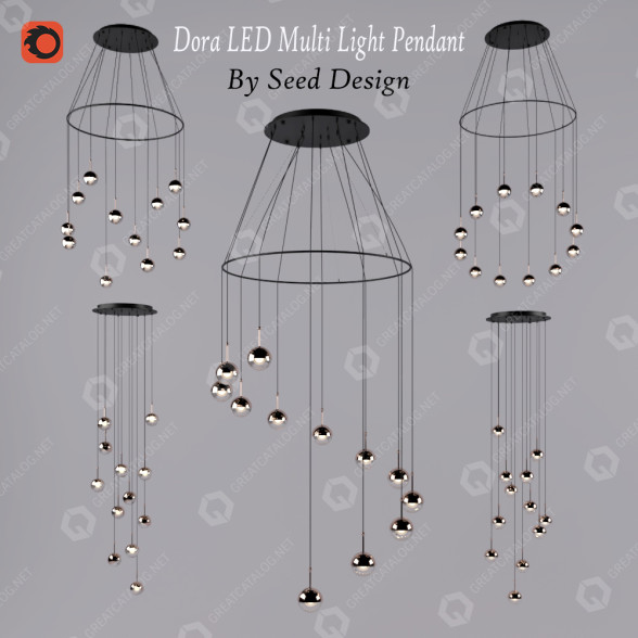Светильники Seed Design Dora 3D модель