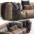 Sofá Prostoria Match Leather Brown - Navasard