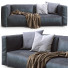 Sofa Prostoria Match Leather Black - Navasard