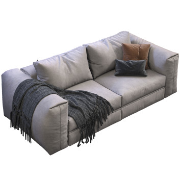 Sofa Flexform Asolo Gray 3D-Modell