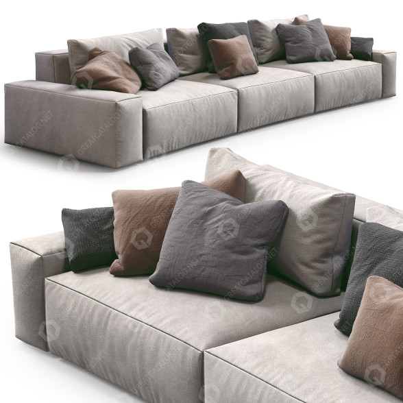 Sofa Jesse Daniel model 3D