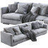 Sofa Flexform Magnum Gray - Navasard