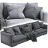 Sofa Flexform Magnum Gray - Navasard