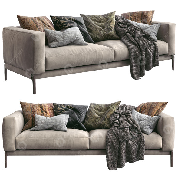 Диван Flexform Romeo Beige 3D модель
