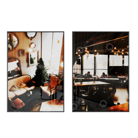 Pinturas Comfortable Coffee Shop Modelo 3D
