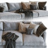 Sofa Flexform Long Island Gray - Navasard