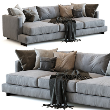Sofa Flexform Long Island Gray