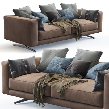 Sofa Flexform Campiello Brown