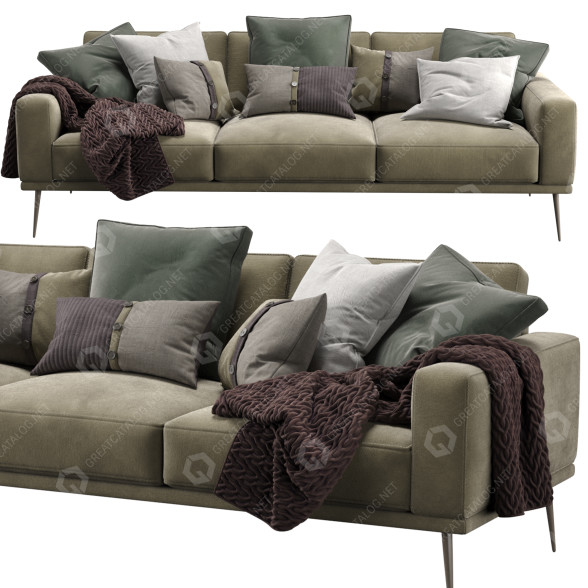 Диван BoConcept Carlton Beige 3D модель