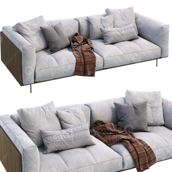 Диван Living Divani Rodwood 3D модель