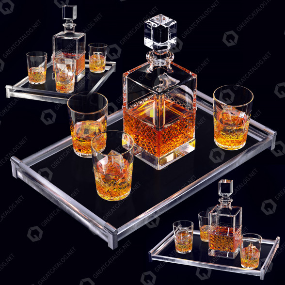 Декор Whiskey Set 3D модель