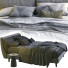 Кровать и тумбочки Twils Attico Gray - Navasard