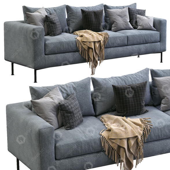 Крісло Living Divani Box (v2) 3D модель